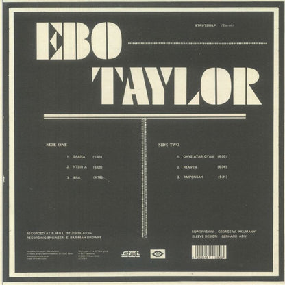 Ebo Taylor : Ebo Taylor (LP, Album, RE)
