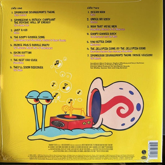 Various : The Spongebob Squarepants Movie – Music From The Movie And More… (LP, Album, RE, Yel)