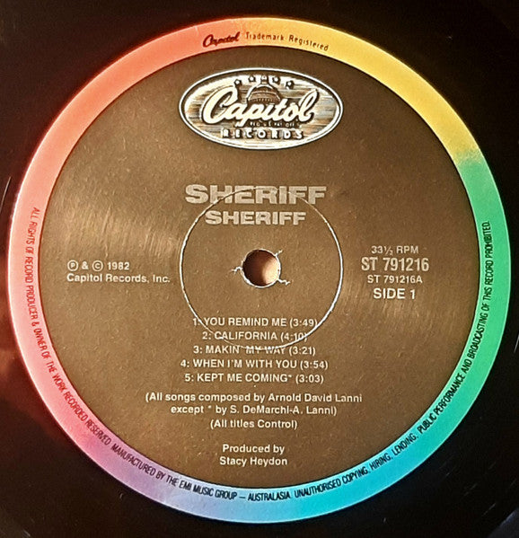 Sheriff (3) : Sheriff (LP, Album)