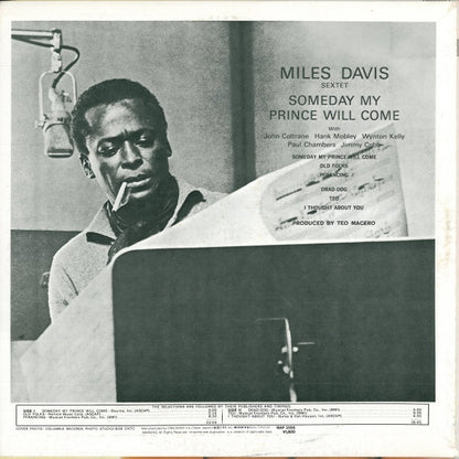 The Miles Davis Sextet : Someday My Prince Will Come (LP, Album, RE)