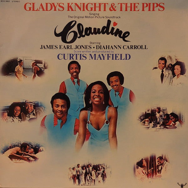 Gladys Knight & The Pips* : Singing The Original Motion Picture Soundtrack:  Claudine (LP, Album)