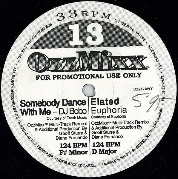 Various : OzzMixx 13 (12", Promo)