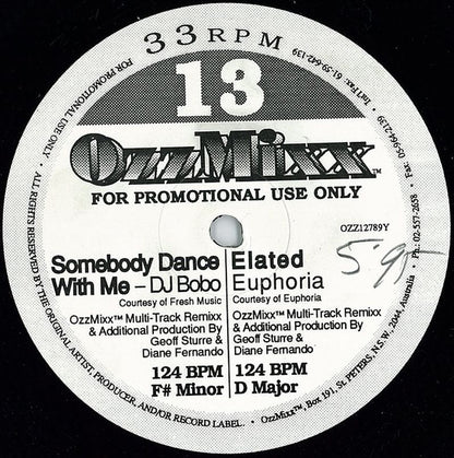 Various : OzzMixx 13 (12", Promo)