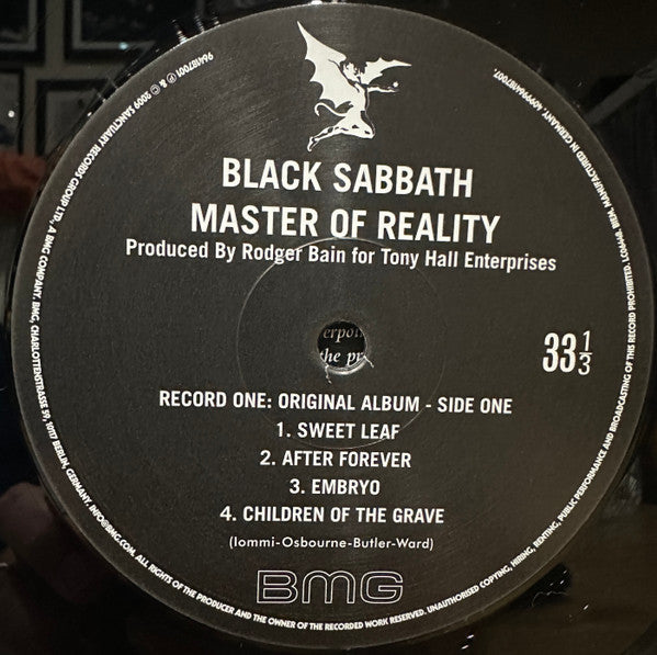Black Sabbath : Master Of Reality (LP, Album, RE, RM + LP, RM)