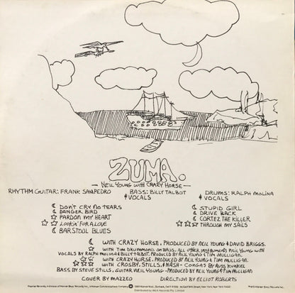 Neil Young With Crazy Horse : Zuma (LP, Album)