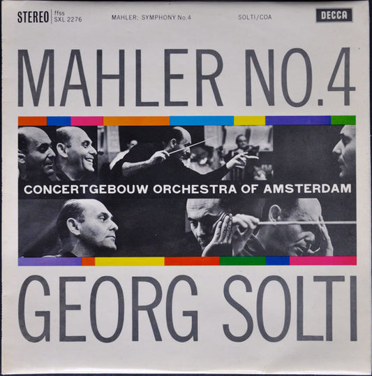 Gustav Mahler / Concertgebouworkest, Georg Solti : Symphonie No. 4 in G Major (LP, Nar)