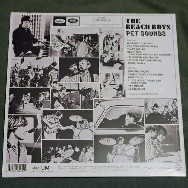 The Beach Boys : Pet Sounds (LP, Album, RE, RM)