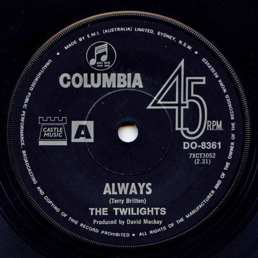 The Twilights (3) : Always (7", Single)