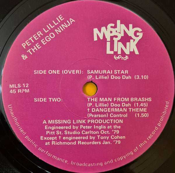 Peter Lillie : Samurai Star (7", Single)