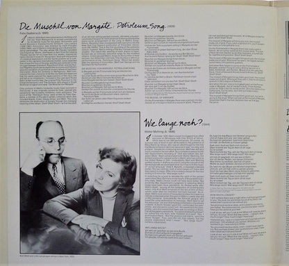 Teresa Stratas, Kurt Weill : The Unknown Kurt Weill (LP, Album)
