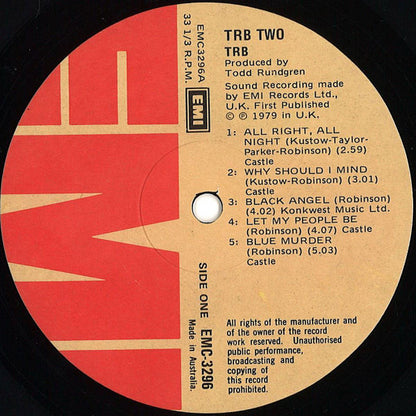 Tom Robinson Band : TRB Two (LP, Album)