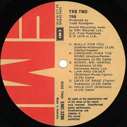 Tom Robinson Band : TRB Two (LP, Album)