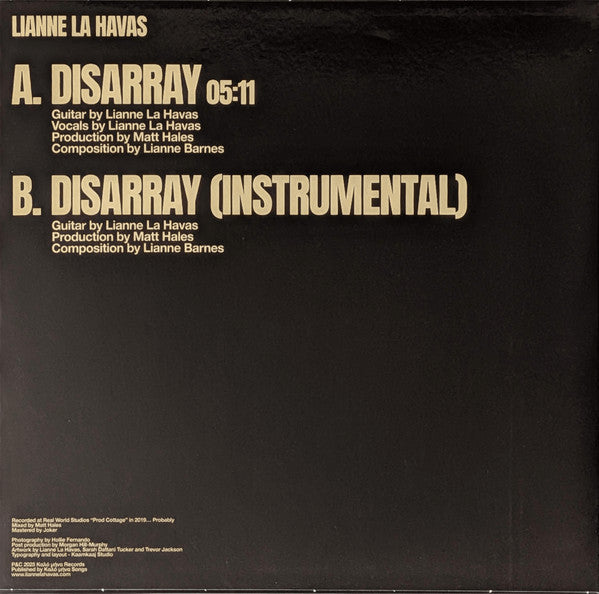 Lianne La Havas : Disarray (10", Ltd)