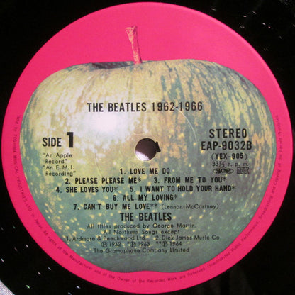 The Beatles = ザ・ビートルズ* : 1962-1966 = 1962年〜1966年 (2xLP, Album, Comp, RE)