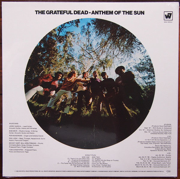The Grateful Dead : Anthem Of The Sun (LP, Album, RE, 180)