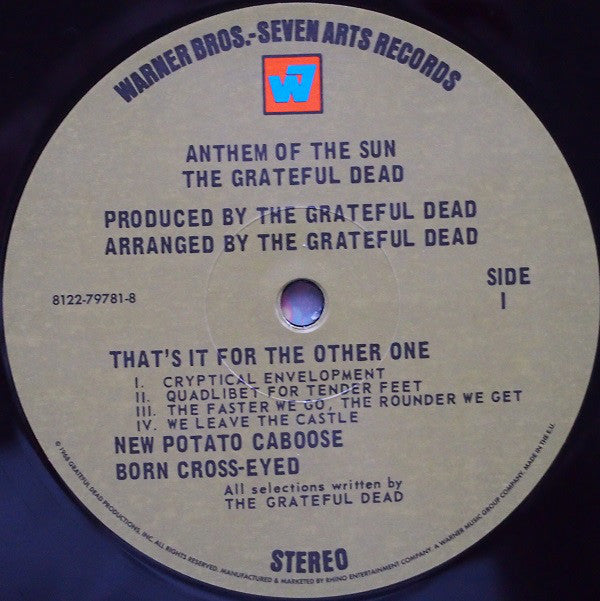 The Grateful Dead : Anthem Of The Sun (LP, Album, RE, 180)