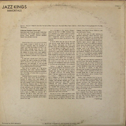 Coleman Hawkins : Coleman Hawkins (LP, M/Print)