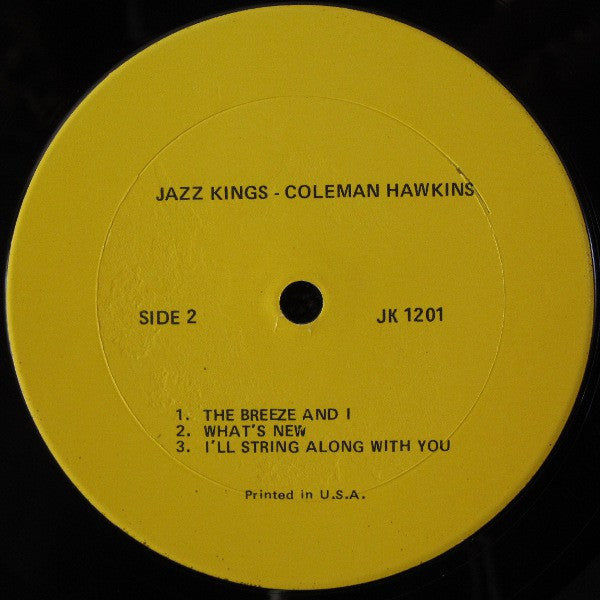 Coleman Hawkins : Coleman Hawkins (LP, M/Print)