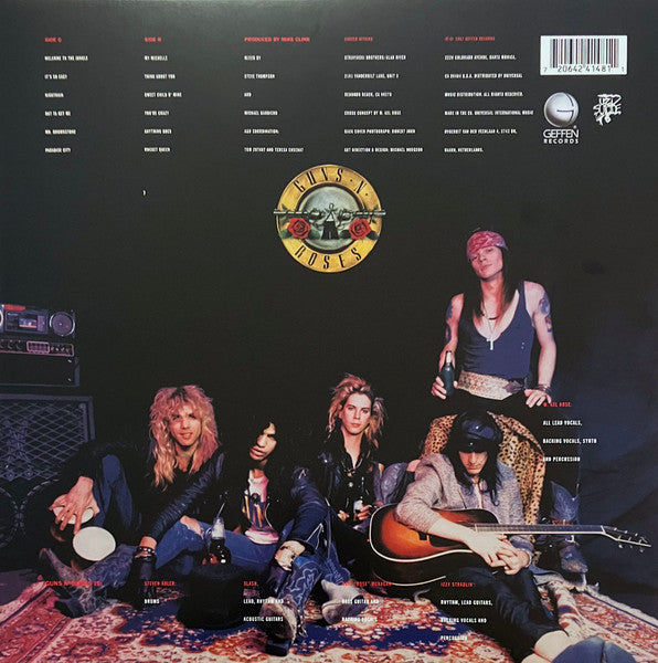 Guns N' Roses : Appetite For Destruction (LP, Album, RE)
