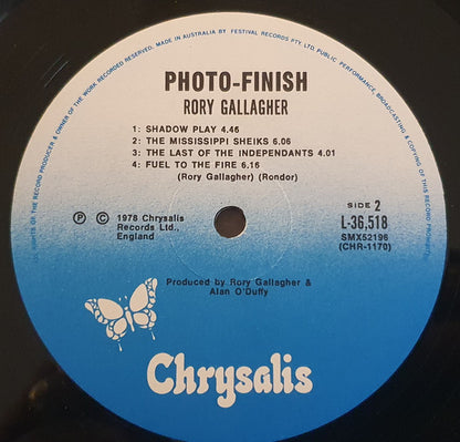 Rory Gallagher : Photo-Finish (LP, Album)