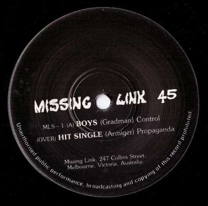 Bleeding Hearts (2) : Boys (7", Single)