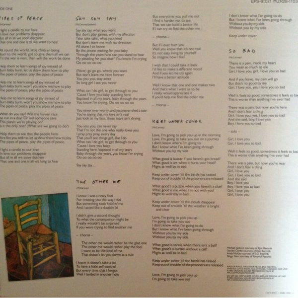 Paul McCartney : Pipes Of Peace (LP, Album)