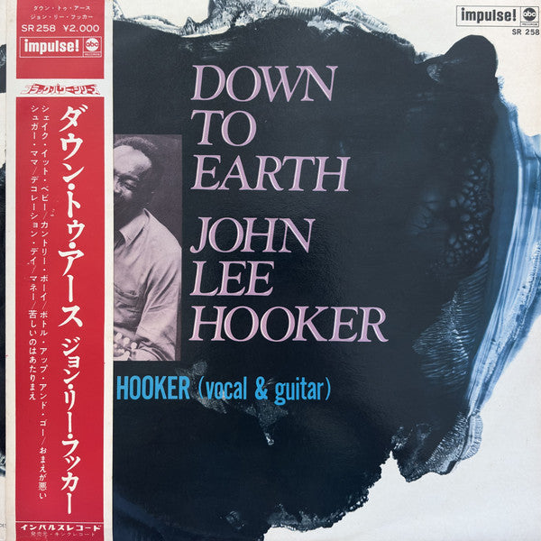 John Lee Hooker : Down To Earth (LP)