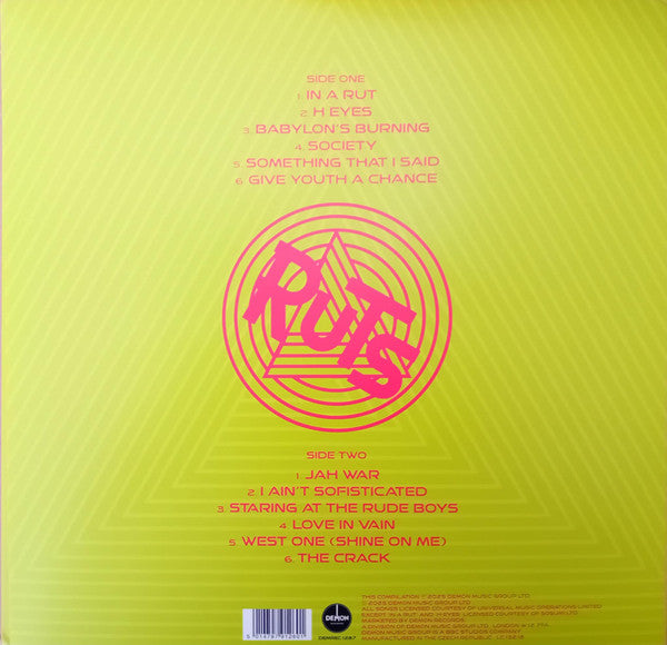 The Ruts : Shine On Me: The Singles Collection 1979 - 1980 (LP, Comp, Red)