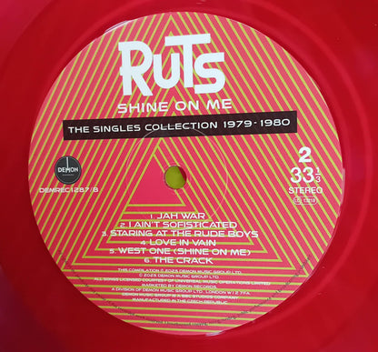 The Ruts : Shine On Me: The Singles Collection 1979 - 1980 (LP, Comp, Red)