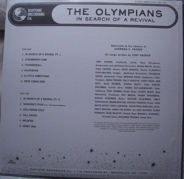The Olympians : In Search Of A Revival (LP, Album, Ltd, Blu)