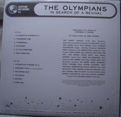 The Olympians : In Search Of A Revival (LP, Album, Ltd, Blu)