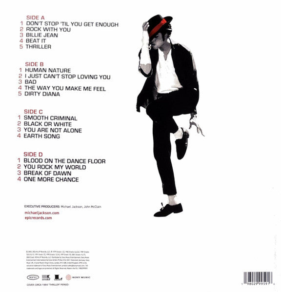 Michael Jackson : Number Ones (2xLP, Comp, RE, RM)