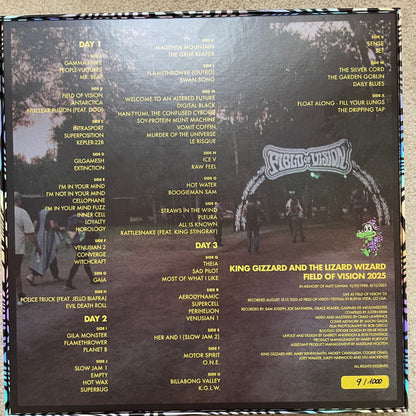 King Gizzard And The Lizard Wizard : Field of Vision '25 (12xLP, Num, Box)
