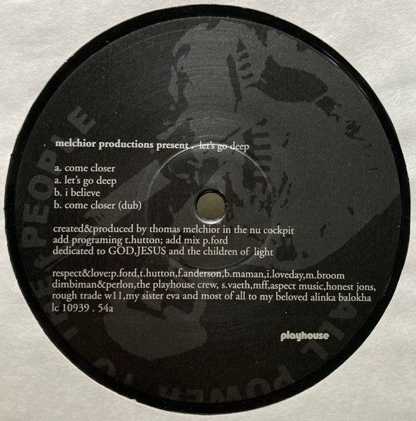 Melchior Productions : Let's Go Deep (12")