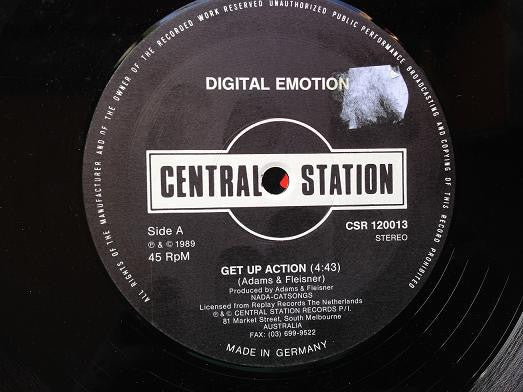 Digital Emotion : Get Up Action (12")