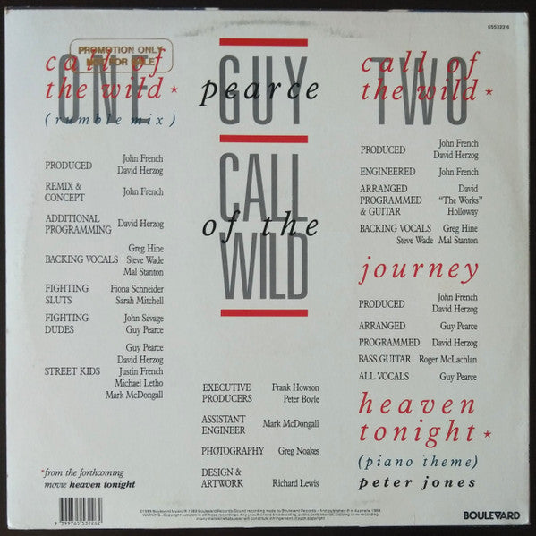 Guy Pearce : Call Of The Wild (12")