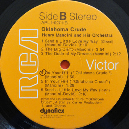 Henry Mancini : Oklahoma Crude  (Music From The Film Score) (LP, Album)