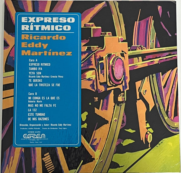 Ricardo Eddy Martinez : Expreso Ritmico (LP, Album, RE, RM)