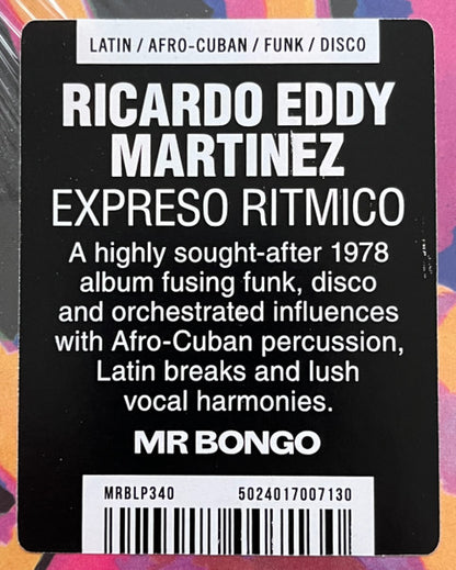 Ricardo Eddy Martinez : Expreso Ritmico (LP, Album, RE, RM)