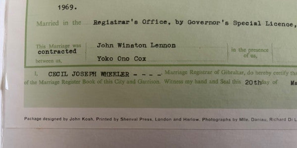 John Lennon & Yoko Ono : Wedding Album (LP, Album, US- + Box)