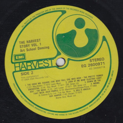 Various : The Harvest Story Vol. 1: Art School Dancing (LP, Comp)