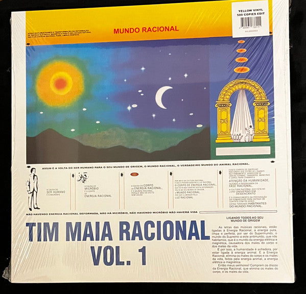 Tim Maia : Racional Vol 1 (LP, Album, RE, Unofficial, Yel)