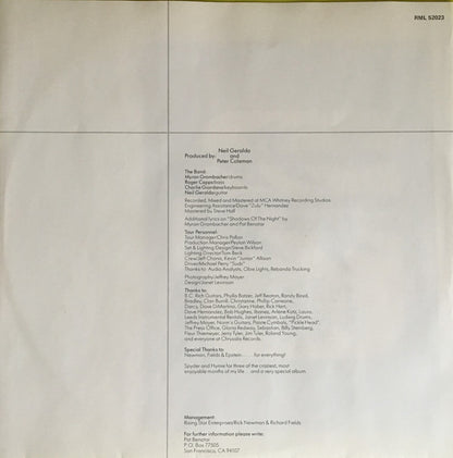 Pat Benatar : Get Nervous (LP, Album)