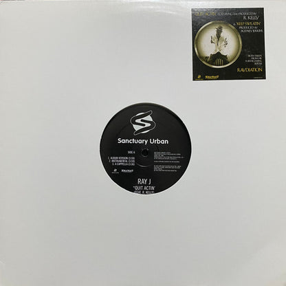 Ray J : Quit Actin' (12", Promo)