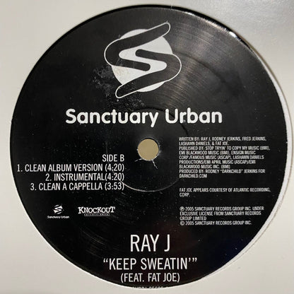 Ray J : Quit Actin' (12", Promo)