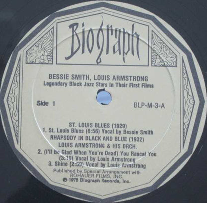 Various : Legendary Black Jazz Stars In Their First Films (LP, Comp)
