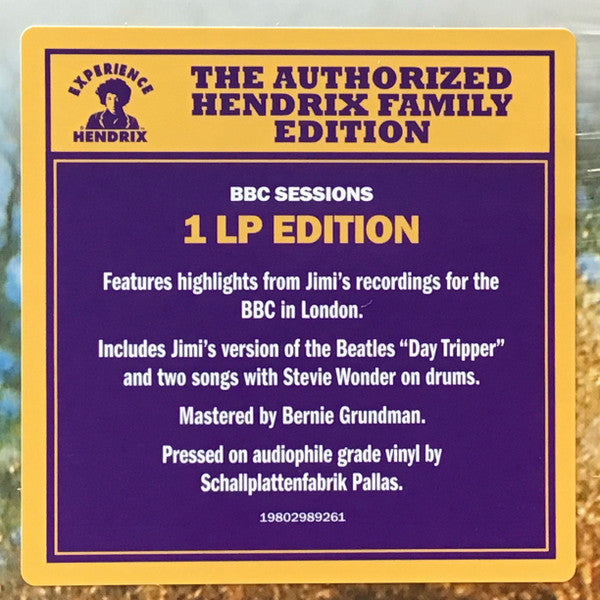 The Jimi Hendrix Experience : BBC Sessions (LP, Comp)