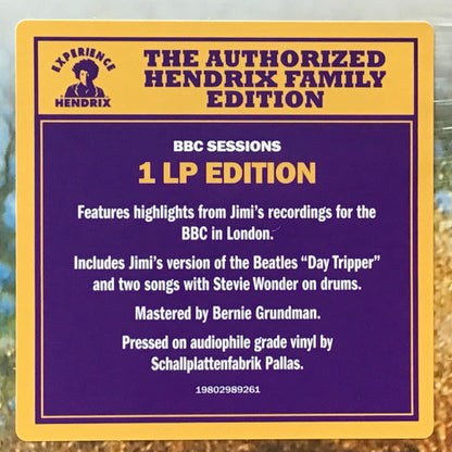 The Jimi Hendrix Experience : BBC Sessions (LP, Comp)