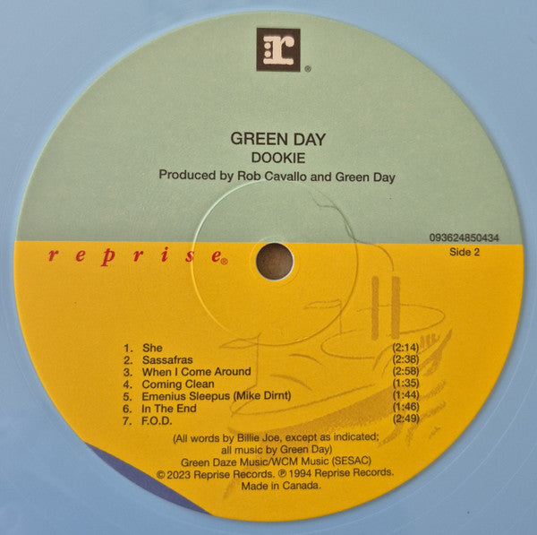 Green Day : Dookie (LP, Album, Ltd, RE, Blu)