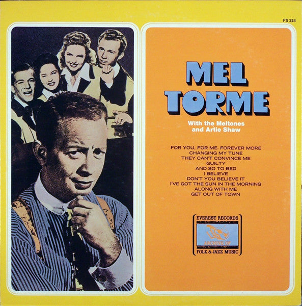 Mel Torme* With The Meltones* And Artie Shaw : Mel Torme With The Meltones And Artie Shaw (LP, Comp)